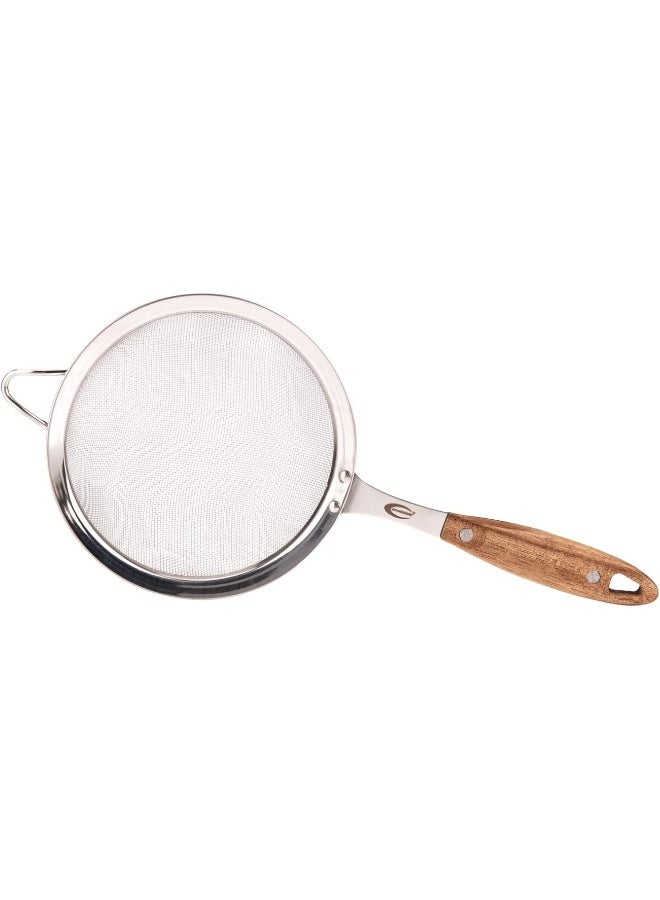 AKDC Steel Strainer 19Cm X 16Cm X 5Cm Silver, Brown - Image 3