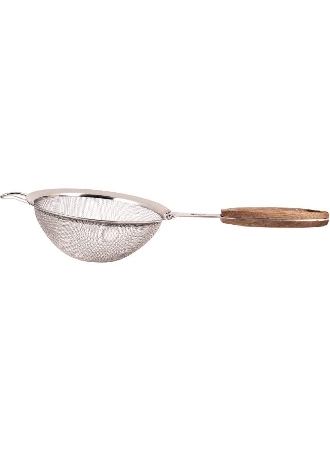 AKDC Steel Strainer 19Cm X 16Cm X 5Cm Silver, Brown - Image 2