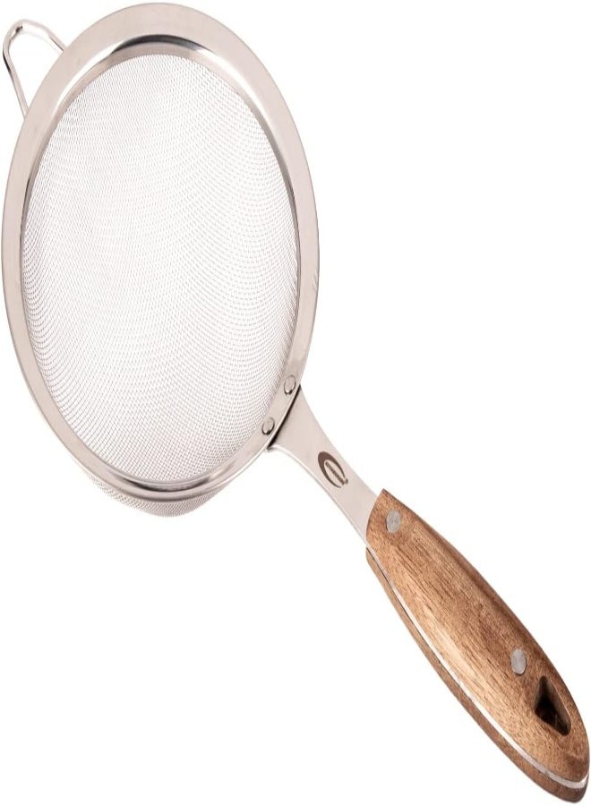 AKDC Steel Strainer 19Cm X 16Cm X 5Cm Silver, Brown - Image 5