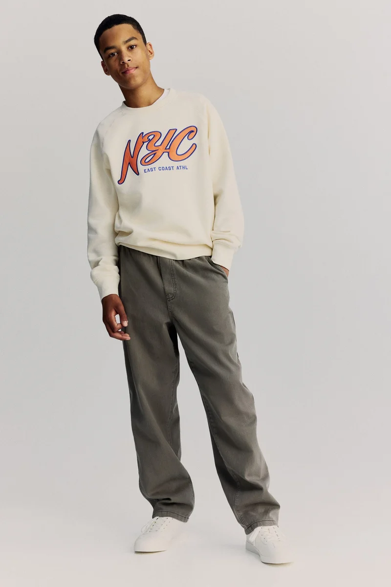 H&M Cotton twill joggers