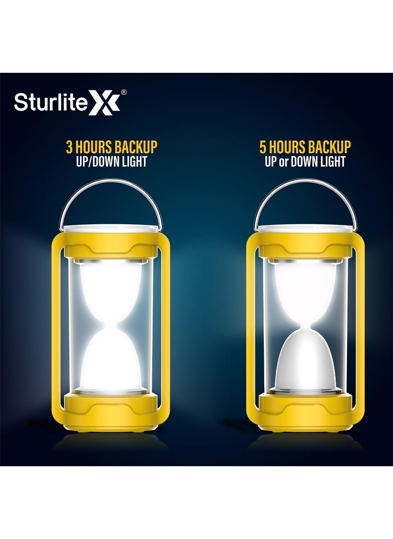 Sturlite - Sturlite Moz 18W LED Portable Lantern 360 Light Spread 2200mAh Rechargeable Liion Battery Upto 5Hrs Long Battery Back Up 2 Brightness Modes LED Lamp Pack of 1 - Image 1