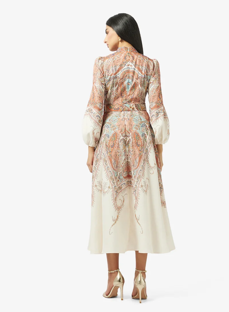 خزانة Abstract Print Dress