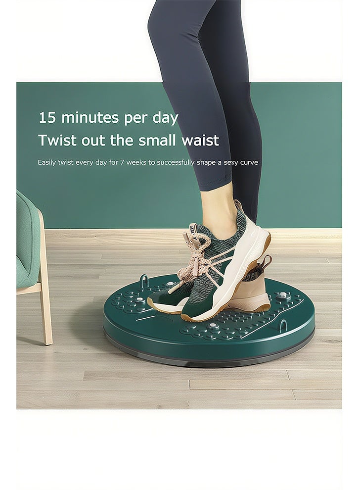 Jourvent Waist Whisper twisting Disc Board for Exercise Waist Twister Board with Mangets Reflexology for Slimming and Strengthening Abdominal and Stomach Exercise Massage Foot Sole  - Image 2