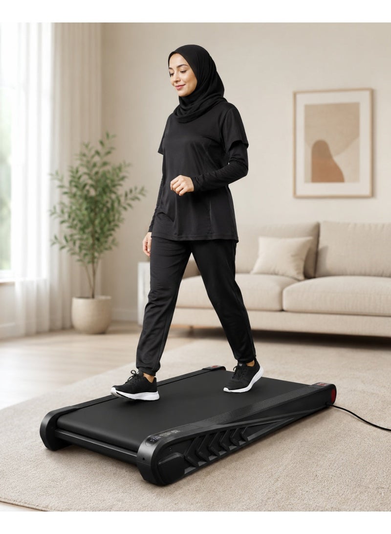 ماستون جهاز مشي صغير مائل بقوة 2.5 حصان، وسادة مشي تحت المكتب، 1-6 كم/ساعة، سعة وزن 120 كجم، جهاز مشي محمول للمنزل والمكتب - Image 3