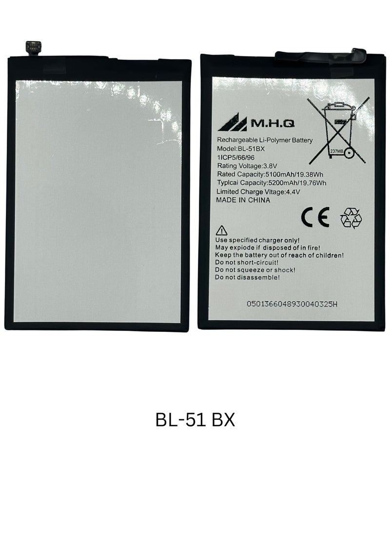 M.H.Q BL-51BX Infinix Hot10 X682 (BL-51 BX) Battery High Quality  - Image 3
