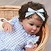KSBD Reborn Baby Dolls  18 Inch Realistic Baby Doll Newborn Girl Real Life Baby Dolls with Lifelike Hair Eyelashes Handmade Weighted Soft for Kids 3 with Accessories and Gift Box - Image 4