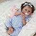 KSBD Reborn Baby Dolls  18 Inch Realistic Baby Doll Newborn Girl Real Life Baby Dolls with Lifelike Hair Eyelashes Handmade Weighted Soft for Kids 3 with Accessories and Gift Box - Image 2