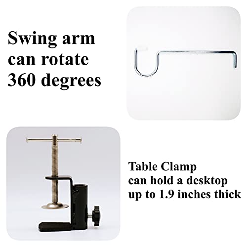 BATDIYOW Rotary Motor Stand Tool Flex Shaft Holder Motor Hanger with Table Clamp - Image 5