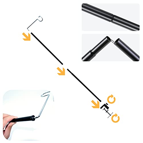 BATDIYOW Rotary Motor Stand Tool Flex Shaft Holder Motor Hanger with Table Clamp - Image 4