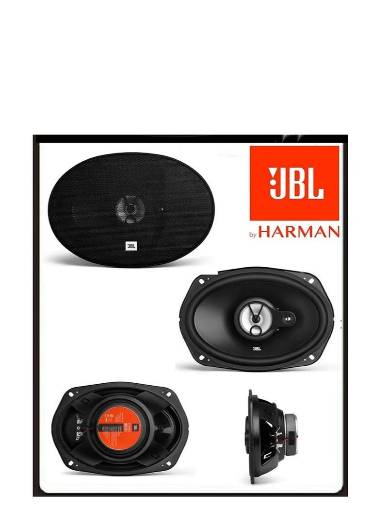 جي بي إل طقم مكبر صوت سيارة ثلاثي الاتجاهات، 6×9 بوصة، قوة تصل إلى 300 واط، قطعتين، STAGE1 9631 - أسود - Image 4