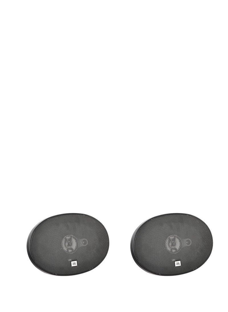 جي بي إل طقم مكبر صوت سيارة ثلاثي الاتجاهات، 6×9 بوصة، قوة تصل إلى 300 واط، قطعتين، STAGE1 9631 - أسود - Image 1