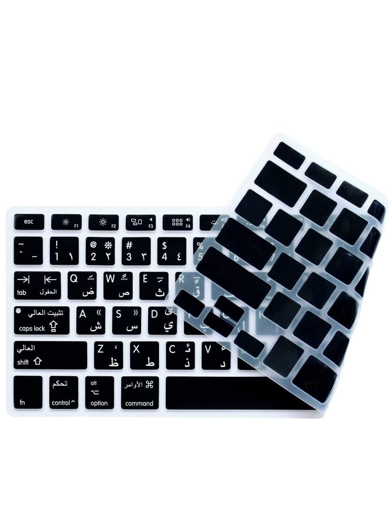 Arabic and English US Keyboard Protector Cover for Apple MacBook Pro MacBook Air 13 13.3 inch - Image 3