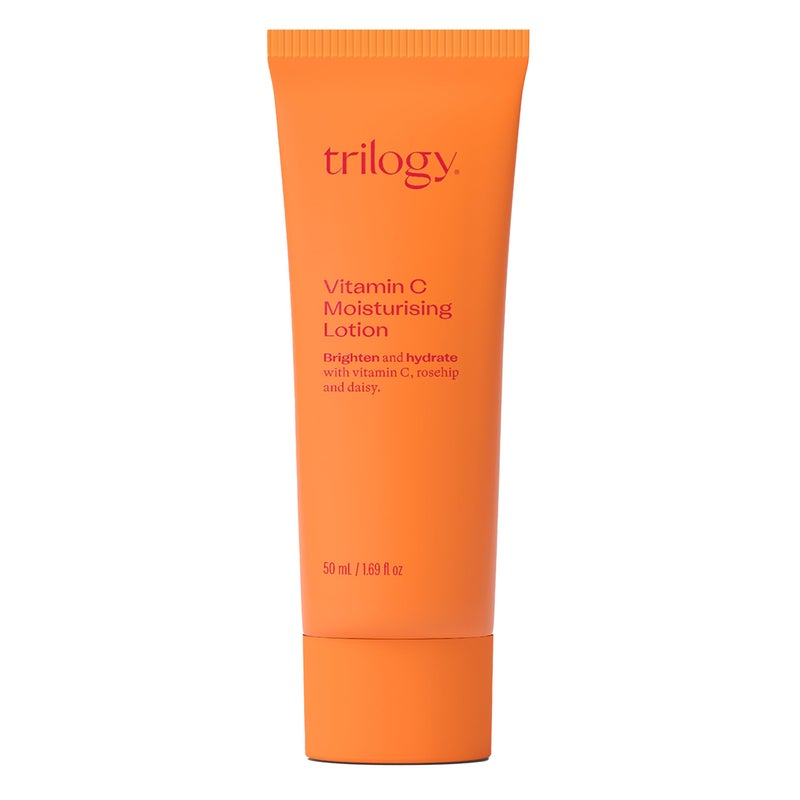 Trilogy Vitamin C Moisturising Lotion, Evens Tone & Reduces Fine Lines With Daisy Extract & Rosehip Seed Oil, 1.69 fl oz - Image 1