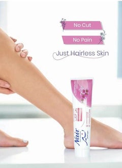 Nair Hair Remover Cream Tube Cherry Blossom 110gm  - Image 4