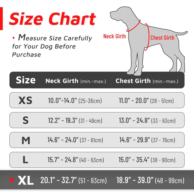 Eagloo Dog Harness Large Breed, No Pull Service Vest with Reflective Strips and Control Handle, Adjustable and Comfortable for Easy Walking, No Choke Pet Harness with 2 Metal Rings, Red, XL - Image 2