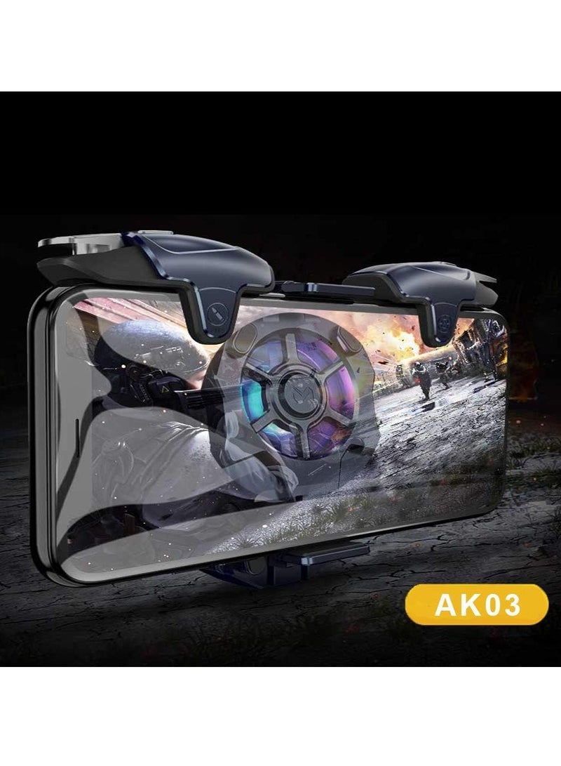 TIGER AK03 PUBG Mobile Controller – 25 Shots per Second, Mobile Gaming Controllers for PUBG/Fortnite/Call of Duty, Gaming Grip & Joysticks for Android & iOS Phones, Precision Control for Gamers, Perfect for Competitive Mobile Gaming - Image 4