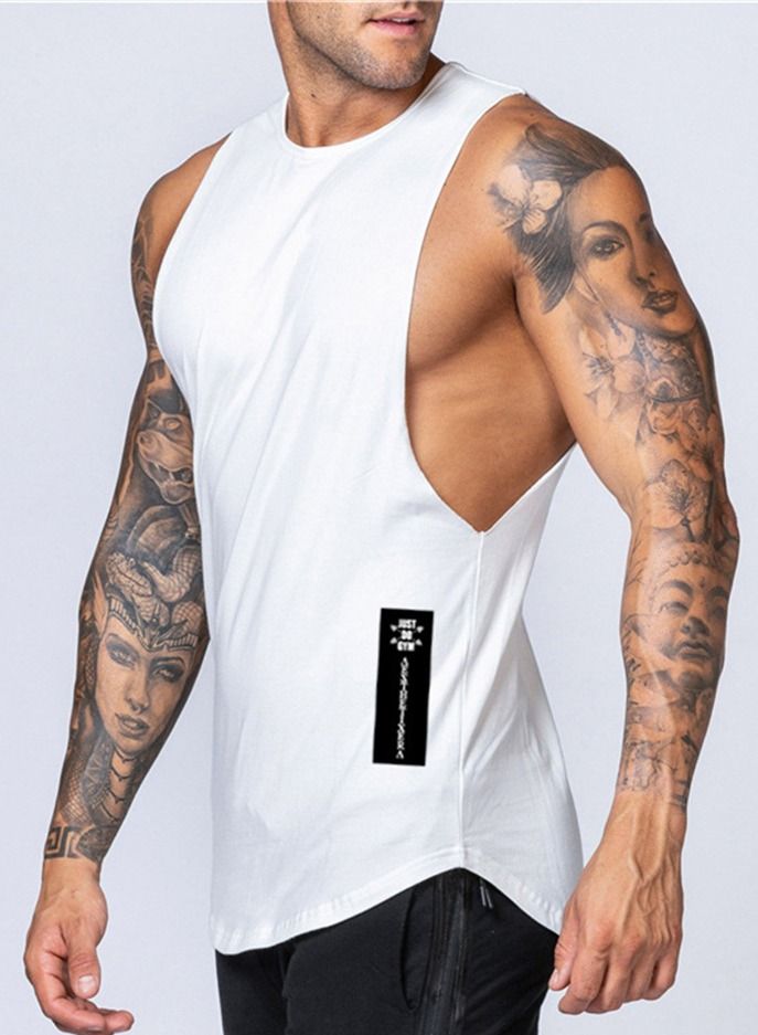 Loquat Right Long Marker Sports Vest White - Image 1