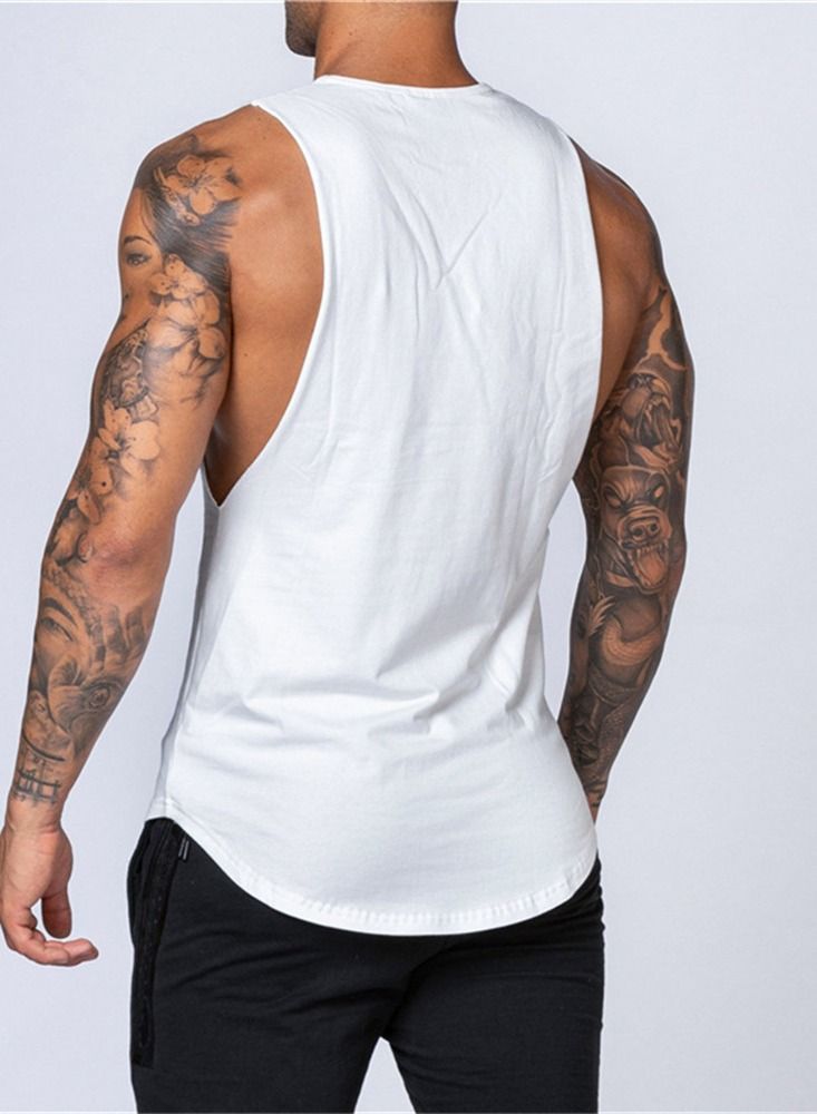 Loquat Right Long Marker Sports Vest White - Image 2