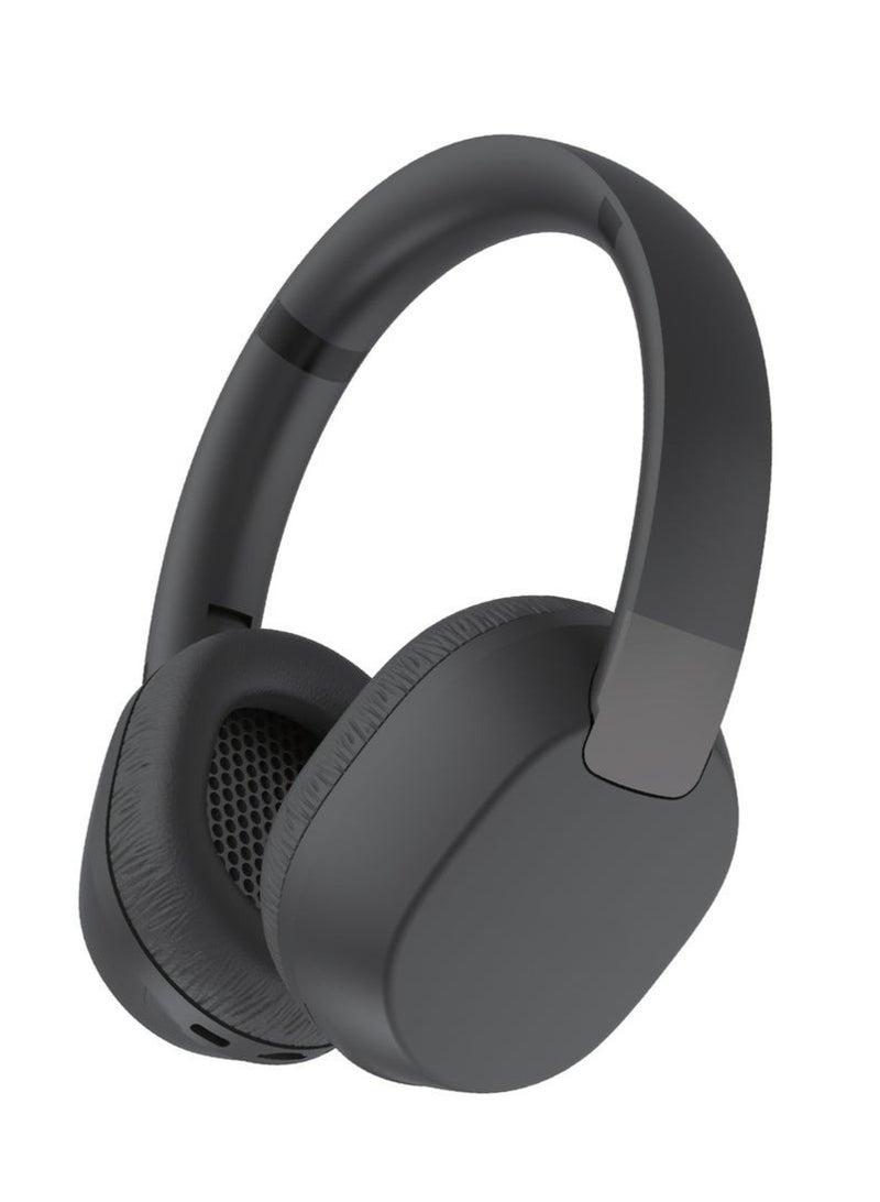 Denx DENX Wireless Bluetooth Headphones with Mic, Over-Ear Foldable Headset with Deep Bass, 15H Battery, Type-C Charging, TF Card Support, Compatible with Android, iPhone, Laptop, DX655 (Beige)  - Image 1