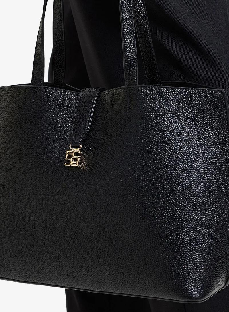 فرنش كونكشن Women Black Emili Large Tote Bag