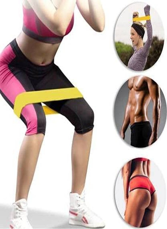 PRT GOLD Resistance Bands Mini Loop (Set of 5) Perfect for Toning & Home Workout.(Carry Bag Not Included) - Image 5