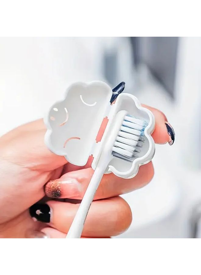 Mix Color 4pcs Reusable Waterproof Toothbrush Head Covers With Vent Holes For Travel Home And Outdoor Use - Image 3