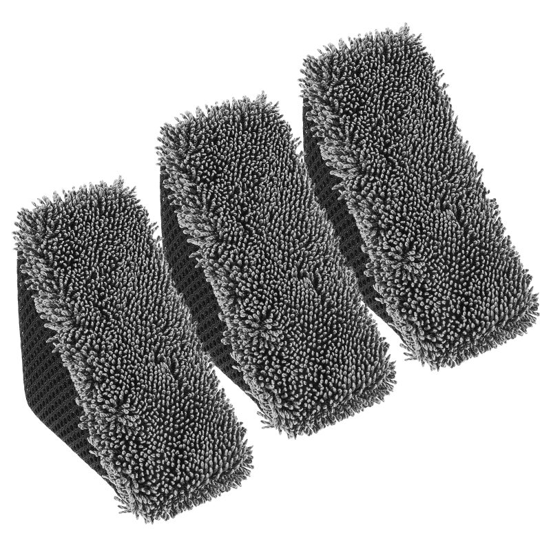 Skrfren 3 PCS Tire Shine Applicator Sponges Microfiber Tire Brightener Applicator Pad Durable and Reusable Tires Dressing Applicators Pad Tires ApplicatorPad for Car Detailing Cleaning Sealant Conditioner - Image 3