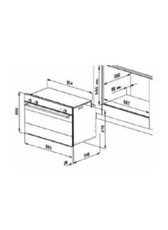 kitchen Line Built-In Electric Oven - 90 CM - 9 Functions - Digital - Two Fans - Stainless Steel - FE9VV092EXN  - Image 4