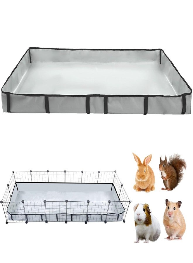 DZWLKJ Guinea Pig Cage Liner Tarp Bottom Waterproof and Washable Base Also for Rabbits, Bunny, Chinchesillas, Hedgehog, Ferrets and Other Small Animals(24x72 inches) - Image 1