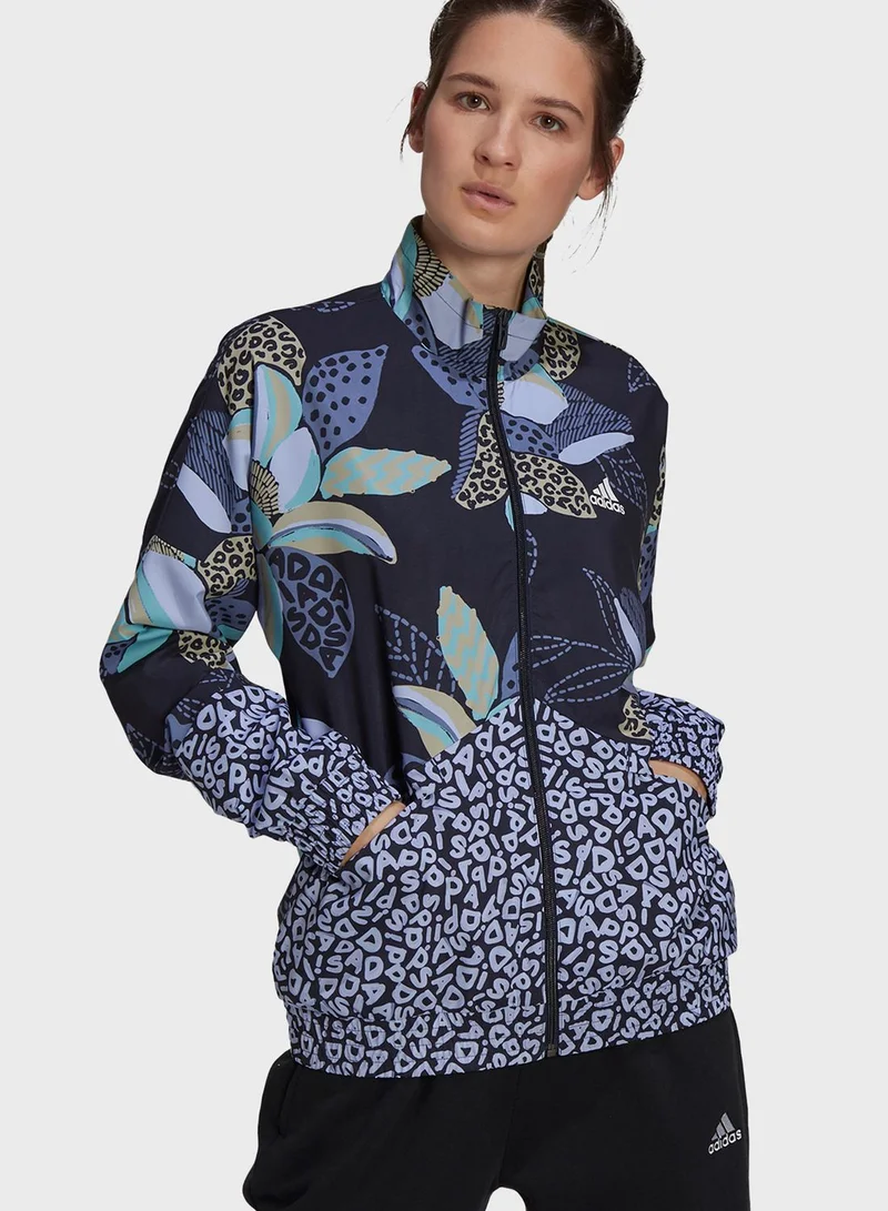 Adidas Farm Aop Windbreaker Jacket
