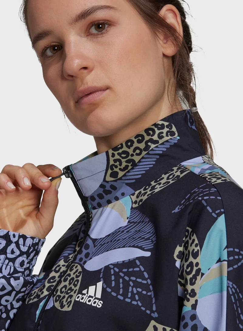 Adidas Farm Aop Windbreaker Jacket