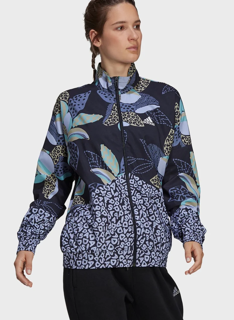 Adidas Farm Aop Windbreaker Jacket