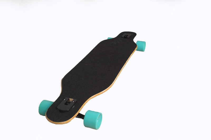IRIS Drop Through Long-Board - Maple Skateboard with Graphic Design - Complete Skateboard Cruiser for Cruising, Carving, Free-Style and Downhill, 42 Inch x 9.5 Inch (L*W) - Image 2