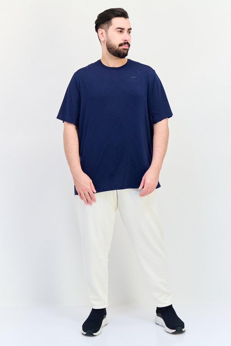 Reebok Men Sportswear Fit Short Sleeve Training T-shirt, Navy  - Image 4