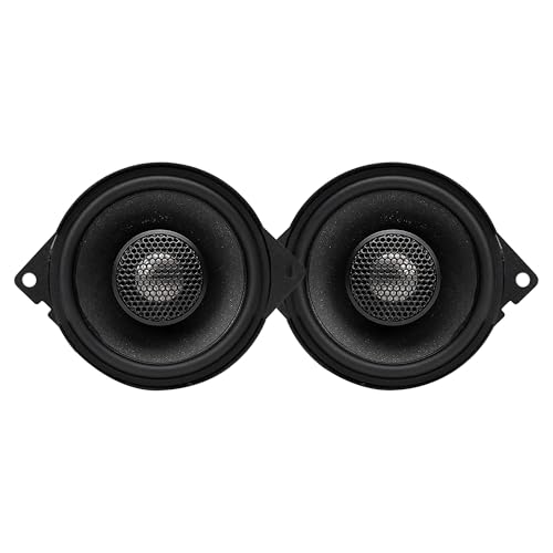 MB Quart 3.5” Coaxial Speaker Set for Jeep Wrangler JL/Gladiator JT, Front Dash or Rear Soundbar Upgrade, Direct Fit Car Audio with OEM Wiring, Black - Image 1