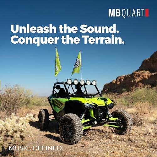 MB Quart 3.5” Coaxial Speaker Set for Jeep Wrangler JL/Gladiator JT, Front Dash or Rear Soundbar Upgrade, Direct Fit Car Audio with OEM Wiring, Black - Image 4