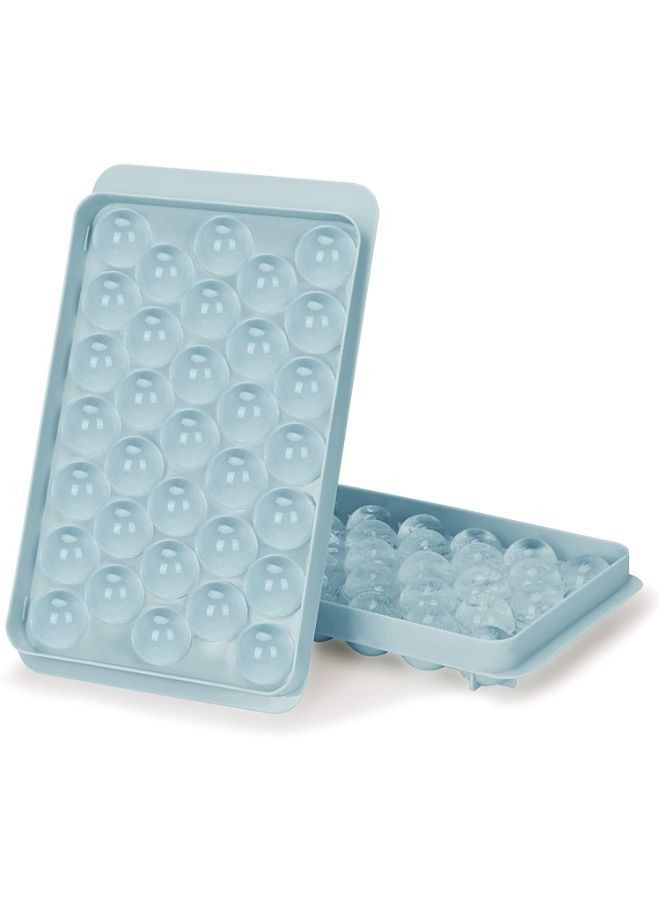 Mini Circle Ice Cube Tray Molder with Lid  - Image 1