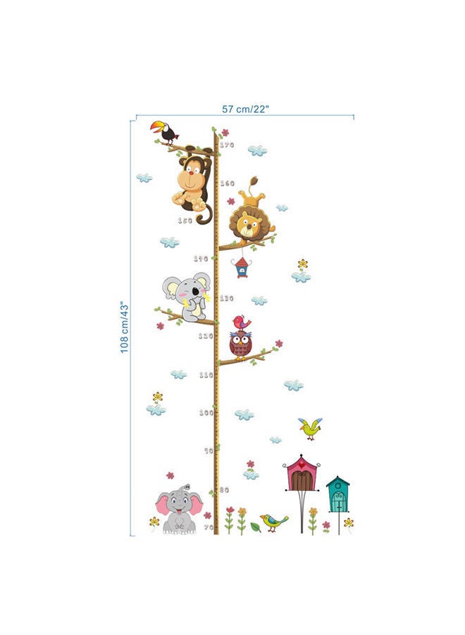 NIBEMINENT Jungle Animals Wall Sticker Multicolour 60 x 10 5cm - Image 5