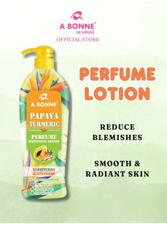 A Bonne' A Bonne' PERFUME WHITENING LOTION PAPAYA TURMERIC X3 WHITENING ARBUTIN 500ML  - Image 2