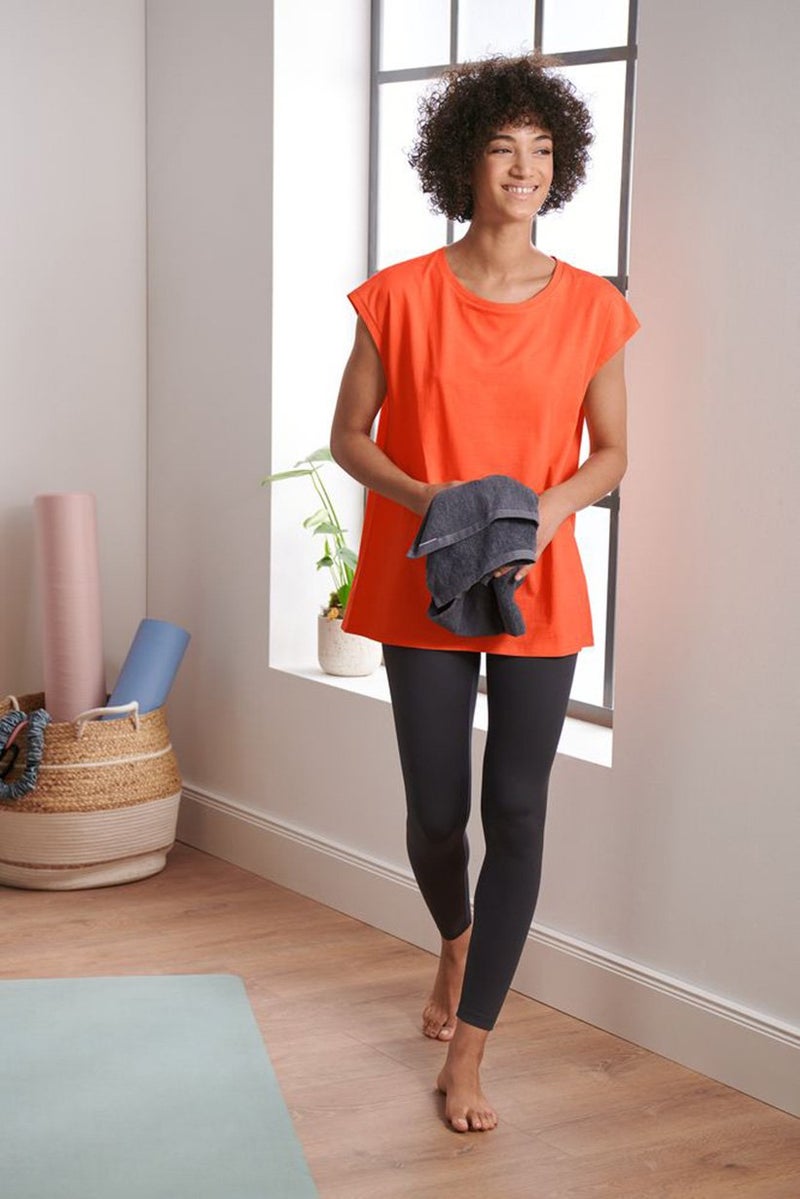 Tchibo Women Sportswear Fit Training Top, Orange - Image 1