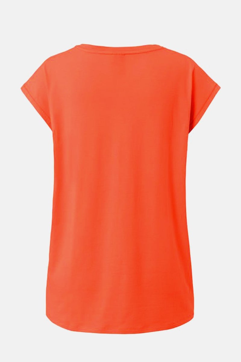 Tchibo Women Sportswear Fit Training Top, Orange - Image 2