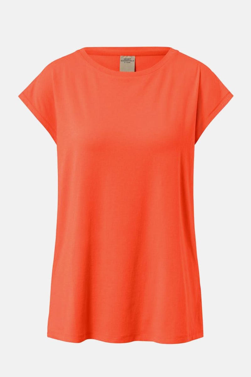 Tchibo Women Sportswear Fit Training Top, Orange - Image 3
