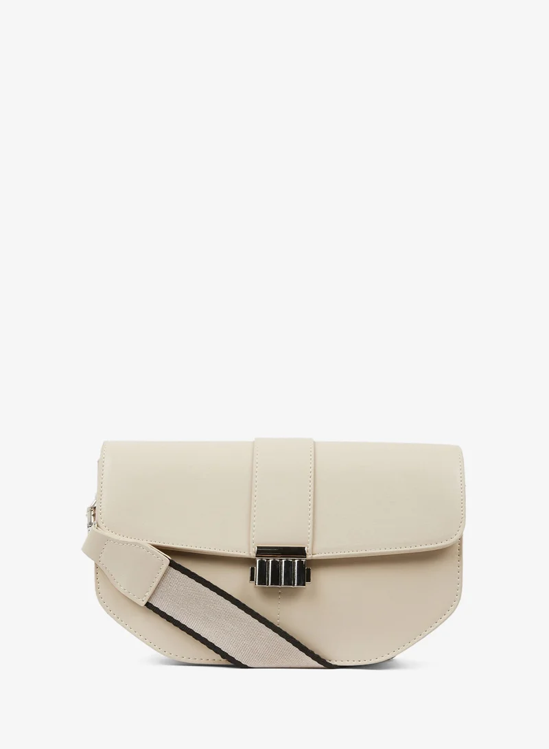 Faux Leather Crossbody Bag