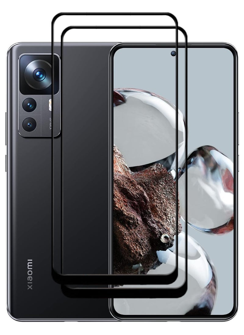 ACLIX 2 Pieces Antistatic ESD Dustproof Premium Quality High Definition Tempered Glass Screen Protector Designed For Xiaomi 12T - Image 1