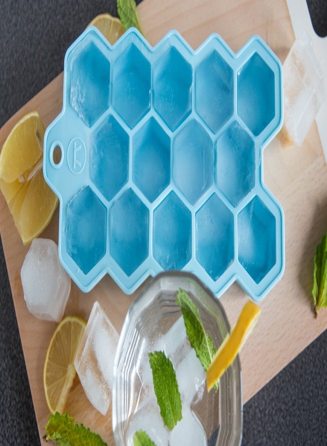 Outset Silicone Hexagon Ice Cube Tray, Large Cubes - Image 2