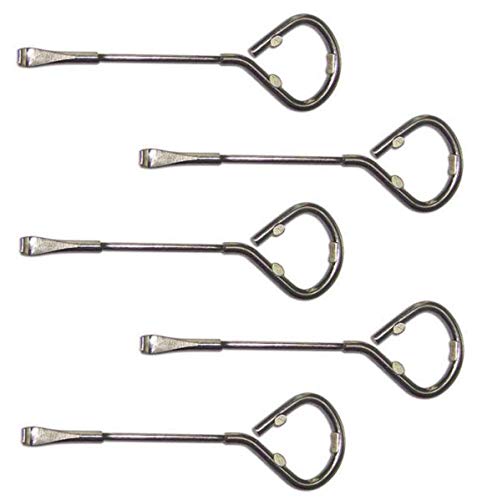 BUILT TO LAST! 5 Pack Paint Can Opener, Bottle Opener, Metal Paint Can Opening Tool, 5 Pack Steel Paint Can Tool - Image 3