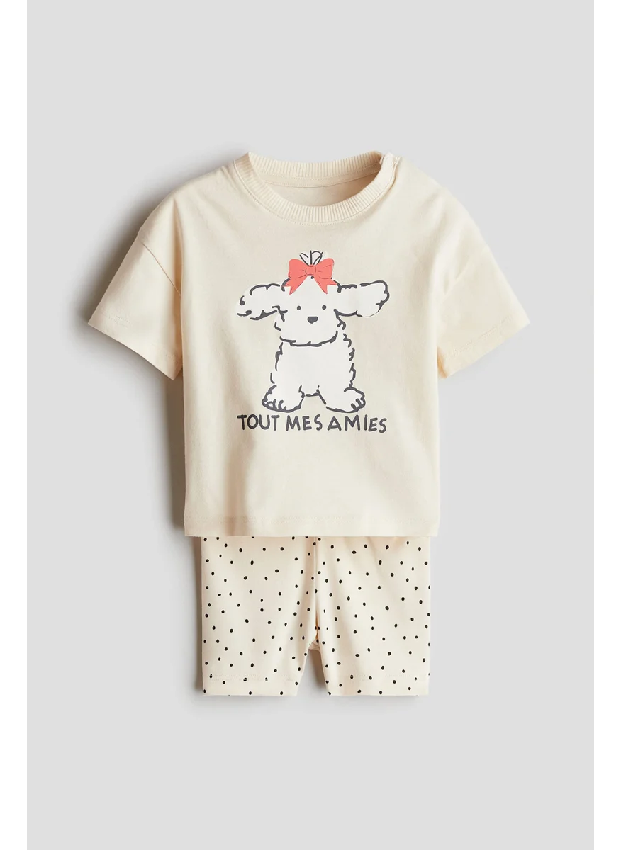 اتش اند ام 2-Piece Cotton Jersey Set