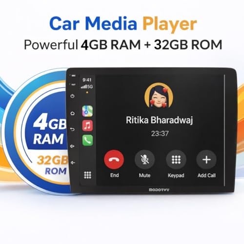 Modorwy Hyundai Venue 2019 Original QLED 9” Zlink Car Android Stereo | OS 13 | 4GB+32GB | Display Support Car Play & Android Auto | incl. AHD Rear Camera & Frame Compatible with 1 Year Warranty - Image 2