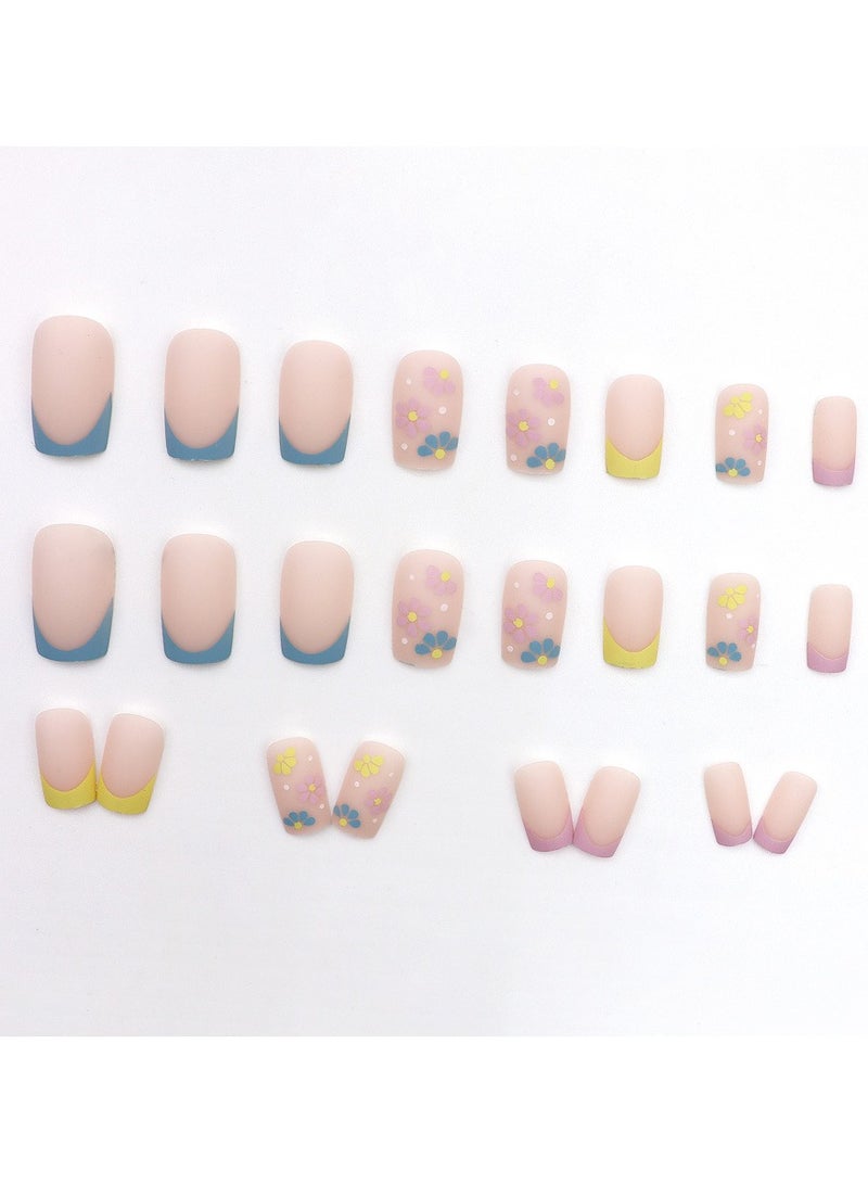 اضغط على أظافر 24 قطعة أظافر صناعية - Image 2