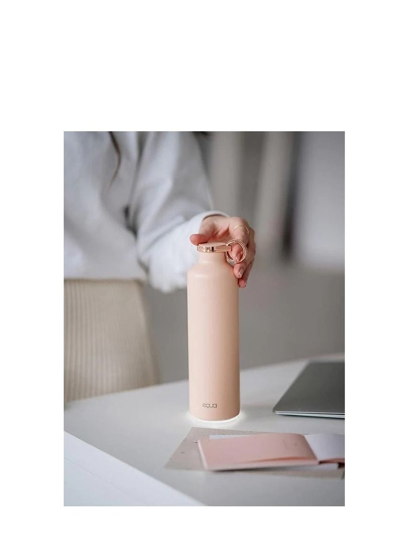 EQUA Smart Water Bottle Stainless Steel Pink Blush 680ml - Image 3